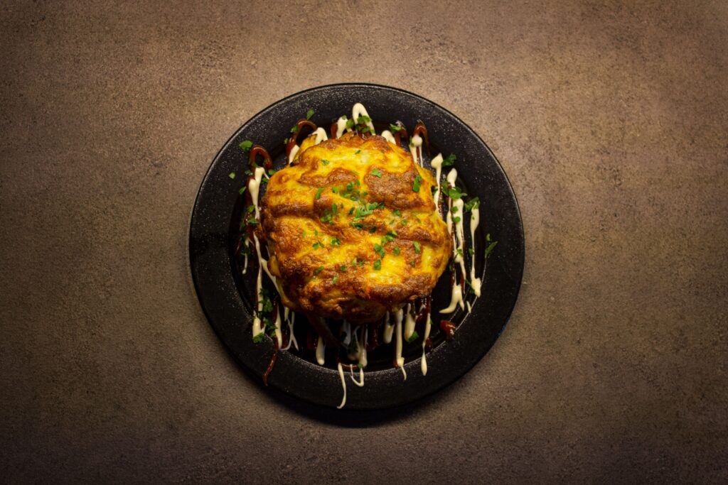 Eten: okonomiyaki 